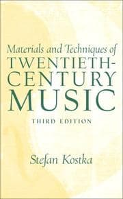Rent Materials and Techniques of Twentieth-Century Music