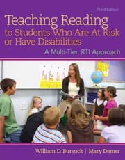 Rent Teaching Reading to Students Who Are At Risk or Have Disabilities