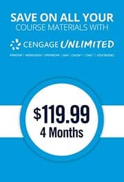 Rent Cengage Unlimited, 1 Term (4 Months)