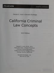 Rent California Criminal Law Concepts 2015 Edition