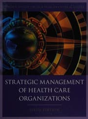 Rent Strategic Management of Health Care Organizations