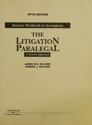 Rent Workbook to Accompany The Litigation Paralegal: A Systems Approach (5th Edition)q